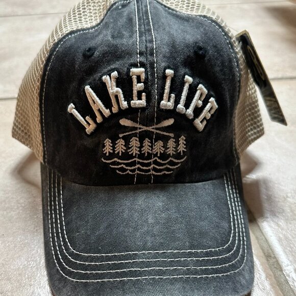 KBETHOS Accessories - KBETHOS Black Lake Life Womens Adjustable Baseball Cap